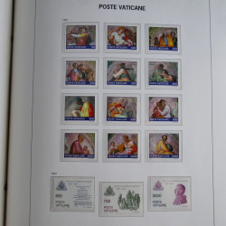 Collection timbres du Vatican 1852-2011 neufs** en 3 albums DAVO.