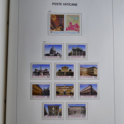 Collection timbres du Vatican 1852-2011 neufs** en 3 albums DAVO.