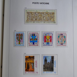 Collection timbres du Vatican 1852-2011 neufs** en 3 albums DAVO.