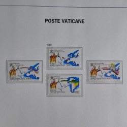 Collection timbres du Vatican 1852-2011 neufs** en 3 albums DAVO.