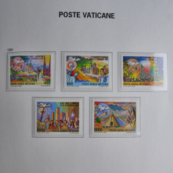 Collection timbres du Vatican 1852-2011 neufs** en 3 albums DAVO.