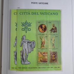 Collection timbres du Vatican 1852-2011 neufs** en 3 albums DAVO.