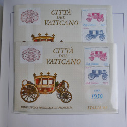 Collection timbres du Vatican 1852-2011 neufs** en 3 albums DAVO.