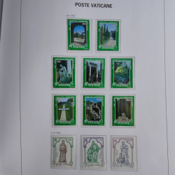 Collection timbres du Vatican 1852-2011 neufs** en 3 albums DAVO.