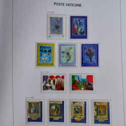 Collection timbres du Vatican 1852-2011 neufs** en 3 albums DAVO.