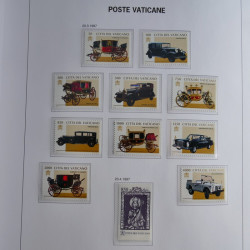 Collection timbres du Vatican 1852-2011 neufs** en 3 albums DAVO.
