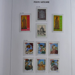 Collection timbres du Vatican 1852-2011 neufs** en 3 albums DAVO.