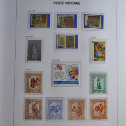 Collection timbres du Vatican 1852-2011 neufs** en 3 albums DAVO.