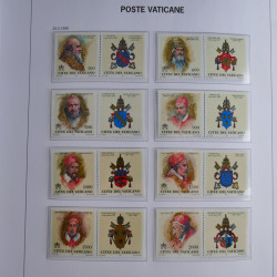 Collection timbres du Vatican 1852-2011 neufs** en 3 albums DAVO.