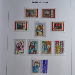 Collection timbres du Vatican 1852-2011 neufs** en 3 albums DAVO.