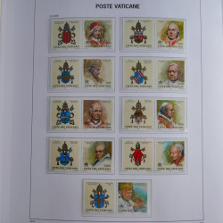 Collection timbres du Vatican 1852-2011 neufs** en 3 albums DAVO.