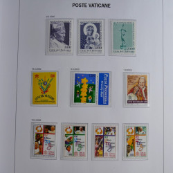 Collection timbres du Vatican 1852-2011 neufs** en 3 albums DAVO.