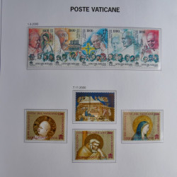 Collection timbres du Vatican 1852-2011 neufs** en 3 albums DAVO.