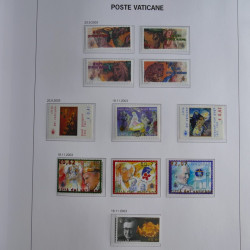 Collection timbres du Vatican 1852-2011 neufs** en 3 albums DAVO.