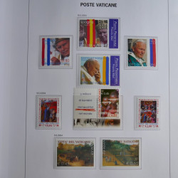 Collection timbres du Vatican 1852-2011 neufs** en 3 albums DAVO.