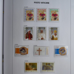 Collection timbres du Vatican 1852-2011 neufs** en 3 albums DAVO.