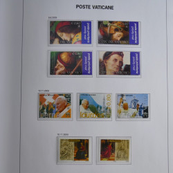 Collection timbres du Vatican 1852-2011 neufs** en 3 albums DAVO.