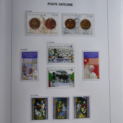 Collection timbres du Vatican 1852-2011 neufs** en 3 albums DAVO.