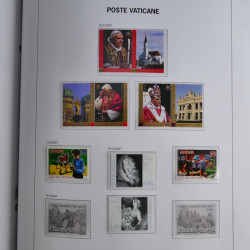 Collection timbres du Vatican 1852-2011 neufs** en 3 albums DAVO.