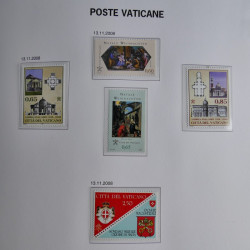 Collection timbres du Vatican 1852-2011 neufs** en 3 albums DAVO.