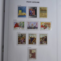 Collection timbres du Vatican 1852-2011 neufs** en 3 albums DAVO.