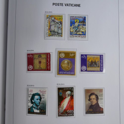 Collection timbres du Vatican 1852-2011 neufs** en 3 albums DAVO.