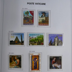 Collection timbres du Vatican 1852-2011 neufs** en 3 albums DAVO.