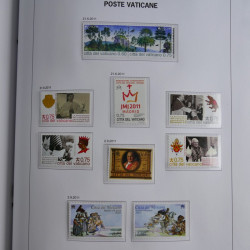 Collection timbres du Vatican 1852-2011 neufs** en 3 albums DAVO.