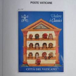Collection timbres du Vatican 1852-2011 neufs** en 3 albums DAVO.
