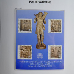 Collection timbres du Vatican 1852-2011 neufs** en 3 albums DAVO.