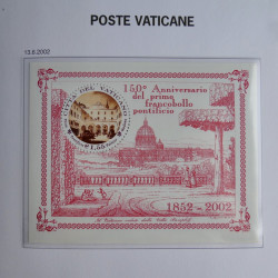 Collection timbres du Vatican 1852-2011 neufs** en 3 albums DAVO.