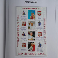 Collection timbres du Vatican 1852-2011 neufs** en 3 albums DAVO.