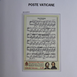 Collection timbres du Vatican 1852-2011 neufs** en 3 albums DAVO.