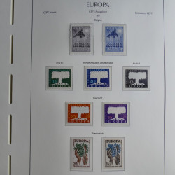 Collection timbres d'Europa CEPT 1956-1979 neufs** complet en un album.