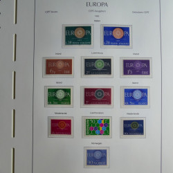 Collection timbres d'Europa CEPT 1956-1979 neufs** complet en un album.
