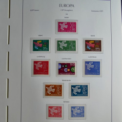 Collection timbres d'Europa CEPT 1956-1979 neufs** complet en un album.