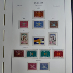 Collection timbres d'Europa CEPT 1956-1979 neufs** complet en un album.