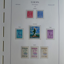 Collection timbres d'Europa CEPT 1956-1979 neufs** complet en un album.