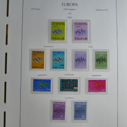 Collection timbres d'Europa CEPT 1956-1979 neufs** complet en un album.