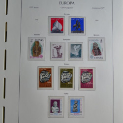 Collection timbres d'Europa CEPT 1956-1979 neufs** complet en un album.