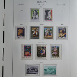 Collection timbres d'Europa CEPT 1956-1979 neufs** complet en un album.