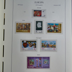 Collection timbres d'Europa CEPT 1956-1979 neufs** complet en un album.