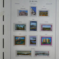Collection timbres d'Europa CEPT 1956-1979 neufs** complet en un album.