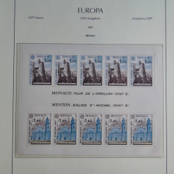 Collection timbres d'Europa CEPT 1956-1979 neufs** complet en un album.