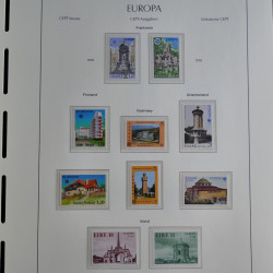 Collection timbres d'Europa CEPT 1956-1979 neufs** complet en un album.