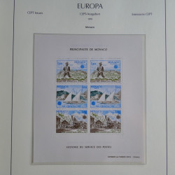 Collection timbres d'Europa CEPT 1956-1979 neufs** complet en un album.