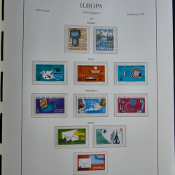 Collection timbres d'Europa CEPT 1956-1979 neufs** complet en un album.