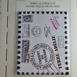 Collection timbres de T.A.A.F. 2000-2009 neufs** complet en un album.