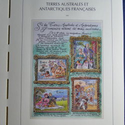 Collection timbres de T.A.A.F. 2000-2009 neufs** complet en un album.