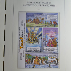 Collection timbres de T.A.A.F. 2000-2009 neufs** complet en un album.